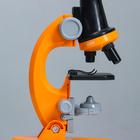 Микроскоп "Юный ботаник" кратность до х1200, оранжевый, подсветка - Фото 6