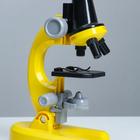 Микроскоп "Юный ботаник" кратность до х1200, желтый, подсветка - Фото 7