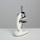 Микроскоп "Юный ботаник" кратность до х1200, белый, подсветка - фото 147211