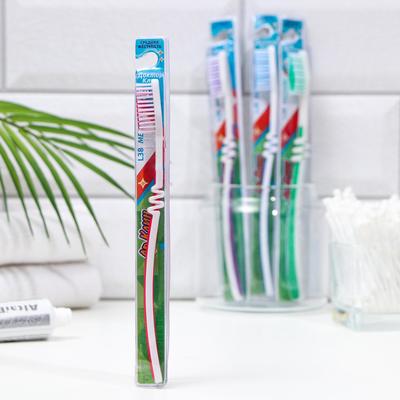 Зубная щётка Dr.Clean, L38, средняя жесткость, микс
