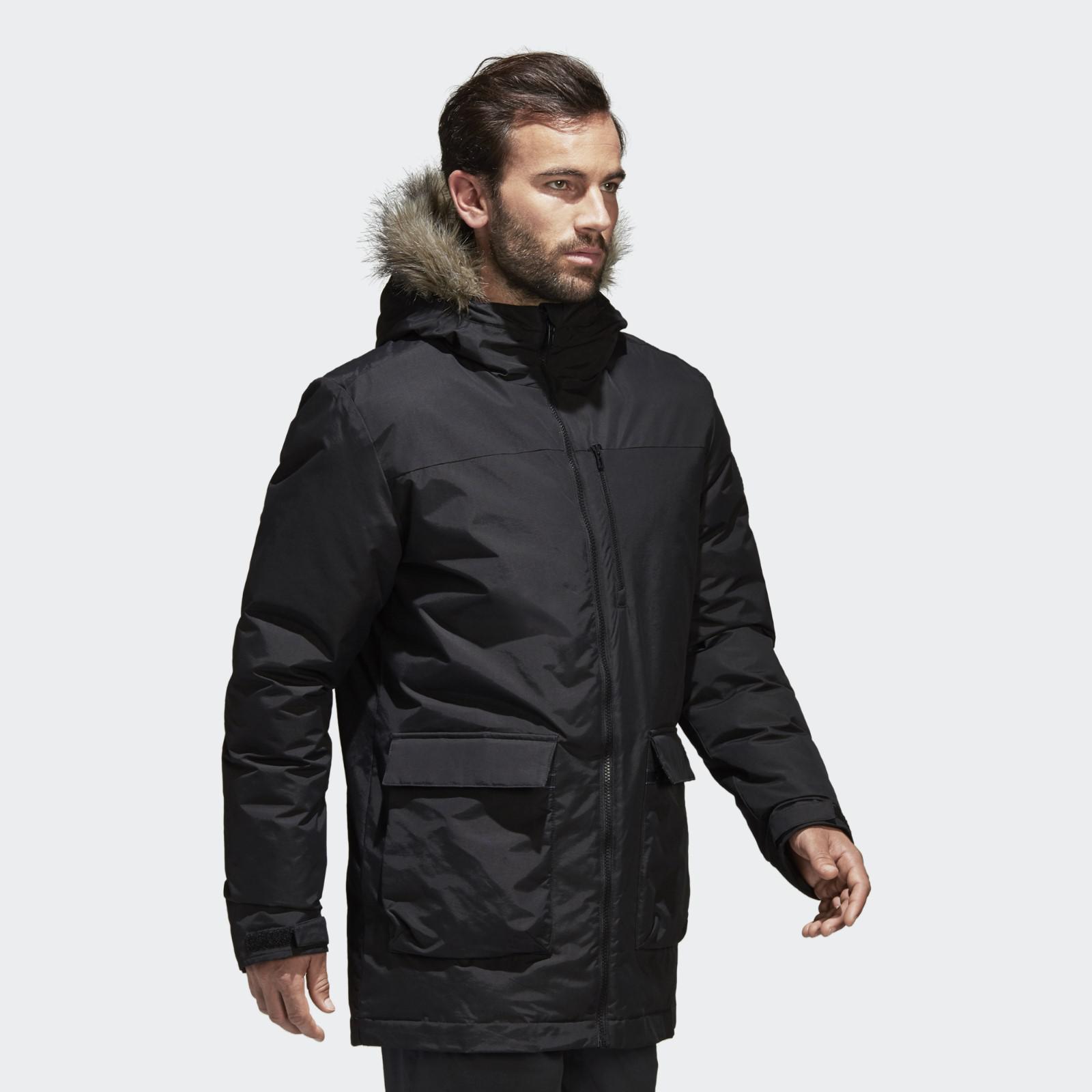 Adidas black clearance xploric parka