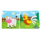 Книжка - раскраска для ванны «Рисуем пальчиками: животные фермы» - Фото 6