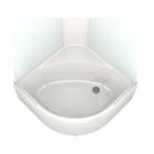 Душ.кабина Domani-Spa Delight Slim 99 high, черные стенки, 90×90×218 см, прозрачная - Фото 3