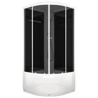 Душевая кабина DOMANI-Spa Delight 99, поддон 45 см, черные стенки, 90×90 см, тонированная - Фото 1