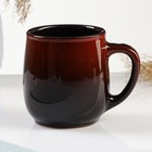 Кружка Псковский гончар «Мак на чёрном», 350 мл, чёрная - Фото 2