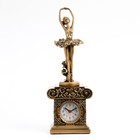 Часы настольные каминные "Балерина", 11 х 18.5 х 31 см, золото - Фото 2
