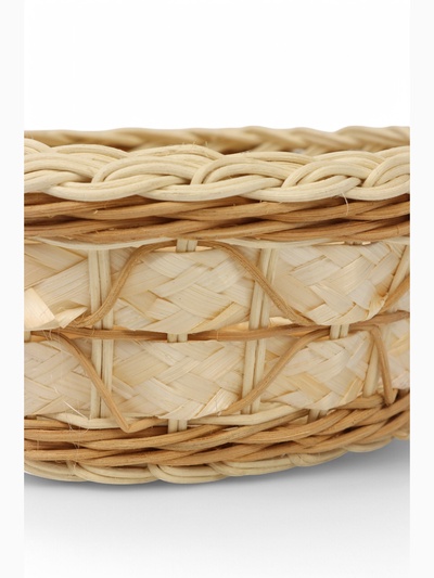 Набор корзин плетеных из 3-х :D20 H 8/27; D17 H 7 H 25; D13 H 6 H 21  см.(ротанг)