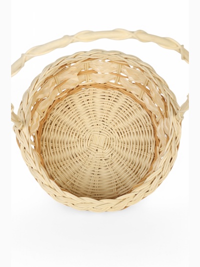 Набор корзин плетеных из 3-х :D20 H 8/27; D17 H 7 H 25; D13 H 6 H 21  см.(ротанг)