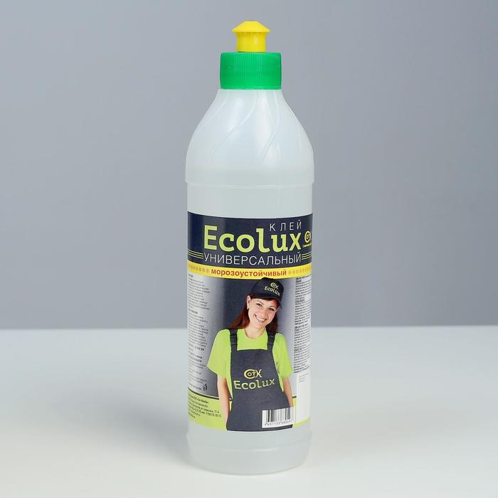 Клей ECOLUX универсальный морозоустойчивый 0,5 л - Фото 1