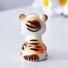 Сувенир Тигр "Том", 6,5 см, гжель, цвет - Фото 3