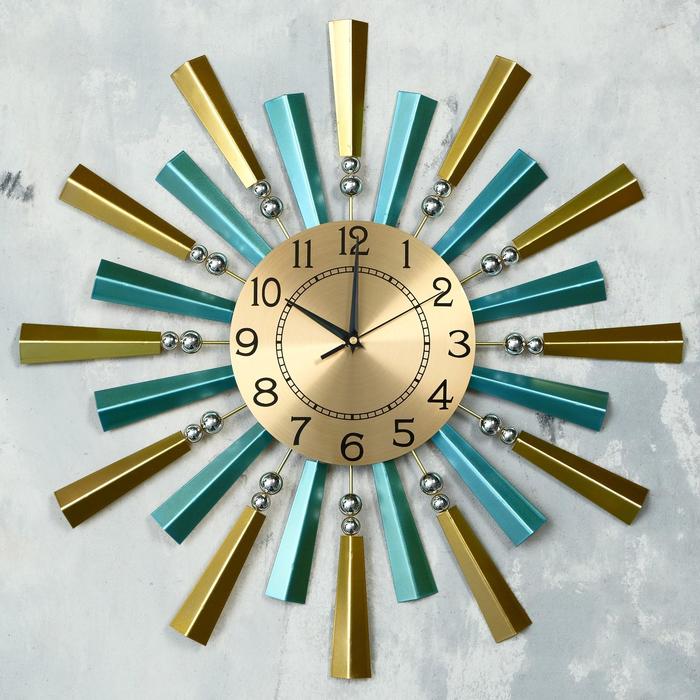 Часы настенные, серия: Ажур, "Лютин", d-60 см, циферблат 22 см - Фото 1
