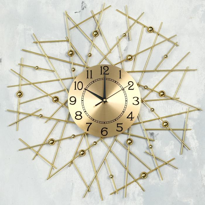 Часы настенные, серия: Ажур, "Тези", d-60 см, циферблат 22 см - Фото 1