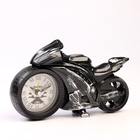 Часы - будильник настольные "Мотоцикл", дискретный ход, d-6.5 см, 21.5 х 12.5 см, 3ААА - фото 6403132