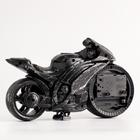 Часы - будильник настольные «Мотоцикл», дискретный ход, d-6.5 см, 21.5×12.5 см, 3ААА - Фото 3