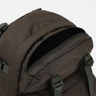 Рюкзак туристический, 65 л, отдел на молнии, 3 наружных кармана, цвет оливковый - фото 6403163