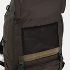 Рюкзак туристический, Taif, 65 л, отдел на молнии, 3 наружных кармана, цвет оливковый - Фото 8