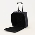 Пилот кейс 16", «Сакси», отдел на молнии, наружный карман, «Сакси», цвет чёрный - фото 24475003