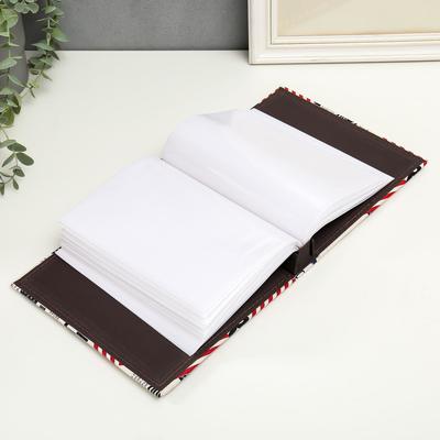 Фотоальбом на 80 фото 13х18 см "Английская газета" МИКС кожзам 20х18х3,5 см