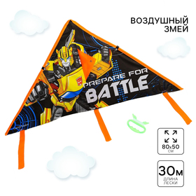 Воздушный змей «Бамблби», Transformers, 50 × 80 см, длина лески — 30 м 5437517