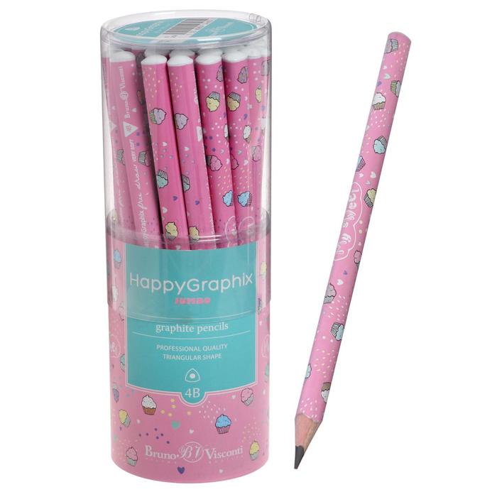Карандаш чернографитный 3,5 мм Happy Graphix Jumbo My sweet 