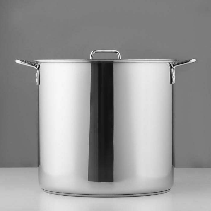 Котёл Катунь «Общепит», 40 л, d=40 см, h=36.5 см, капсульное дно, индукция, нержавеющая сталь - Фото 1