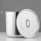 Котёл Катунь «Общепит», 40 л, d=40 см, h=36.5 см, капсульное дно, индукция, нержавеющая сталь - Фото 2