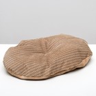 Лежанка для животных, 50×40×15 см, мебельная ткань, холлофайбер, цвет МИКС - Фото 6
