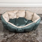 Лежанка для животных, 65×50×21 см, мебельная ткань, холлофайбер, цвет МИКС - Фото 7