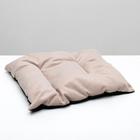 Лежанка-диван с двусторонней подушкой, 65 х 56 х 14 см, микс цветов - Фото 5
