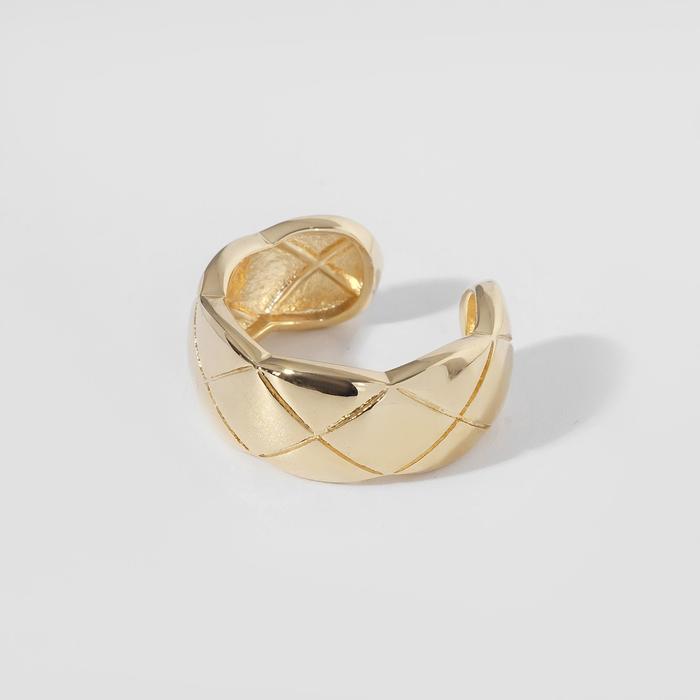 

Кольцо «Тренд» плетёнка, цвет золото, безразмерное