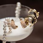 Кольцо «Тренд» плетёнка, цвет золото, безразмерное - фото 24496600