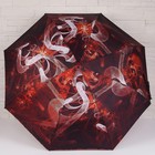 Зонт полуавтоматический «Цветы», 3 сложения, 8 спиц, R = 49 см, цвет МИКС - Фото 7