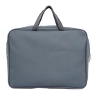 Папка с ручками А4, 360×270×80 мм, текстильная, внутренний карман, серый 1Ш48 - Фото 3