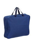 Папка с ручками А4, 360×270×80 мм, текстильная, внутренний карман, синий 1Ш48 - Фото 3