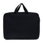 Папка с ручками А4, 360×270×80 мм, текстильная, внутренний карман, чёрный 1Ш48 - Фото 1