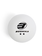 Мяч для настольного тенниса BOSHIKA Champion 2**, набор 18 шт., ABS, белый 5418093