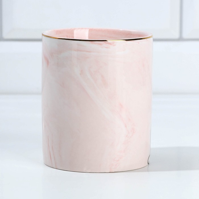 Керамический органайзер Meow, розовый, 8 х 9,5 см