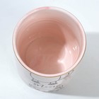 Стакан керамический Meow, розовый, 8 х 9,5 см, цвет розовый - фото 4323183