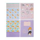 Тетрадь 12 листов в косую линейку "Давай играть", обложка мелованный картон, блёстки, блок офсет, МИКС - Фото 1