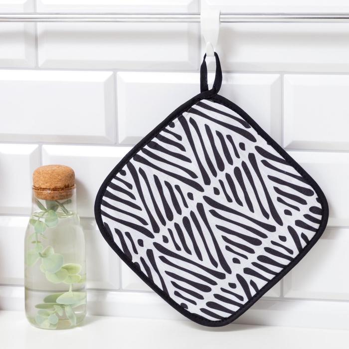 Прихватка "Этель" Марокко 19х19см,100% хлопок, репс 210 г/м2 - Фото 1