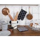 Варежка-прихватка "Этель" Марокко 20х27см,100% хлопок репс, ватин 250г/м2 - Фото 5