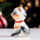 Сувенир "Кот с бантом", гжель цветная - фото 24397117