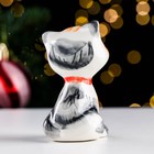 Сувенир "Кот с бантом", гжель цветная - фото 24397118