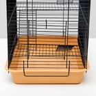 Клетка для грызунов "Пижон" №9, с 3-я этажами, без наполнения, 33 х 24 х 38 см, бежевая - Фото 6