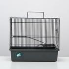 Клетка для грызунов "Пижон" №12, с 2-я этажами, без наполнения, 37,5 х 25,5 х 32,5 см, серая 6705618