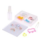 Аквамозаика Украшения, браслет и кольцо «Цветочки», в пакете - фото 24350728