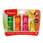 Набор маркеров Текстовыделитель 4цв 1-5мм, Maped FLUO PEP'S MINI FRIENDS 6778816 - фото 9222552