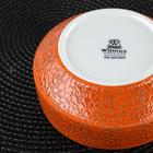 Бульонница фарфоровая Wilmax Splash, d=12 см, 400 мл , цвет оранжевый - Фото 4