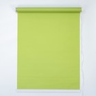 УЦЕНКА Штора рулонная 120×180 см (с учётом креплений 3,5 см), цвет зелёный - Фото 2