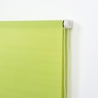 УЦЕНКА Штора рулонная 120×180 см (с учётом креплений 3,5 см), цвет зелёный - Фото 3